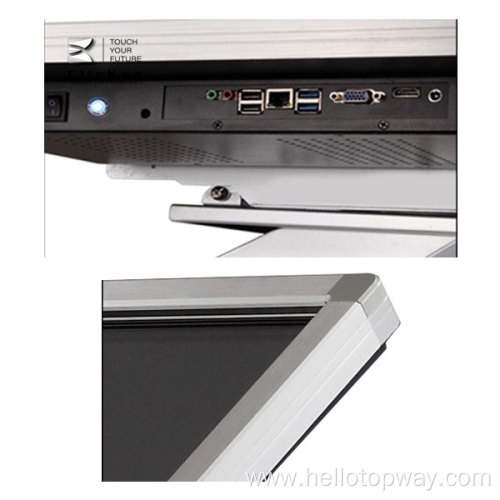 55 inch Wall-mounted digital menu board in restaurant